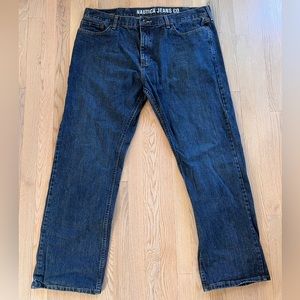 Nautica Dark Wash Relaxed Fit Jeans - 40x32
